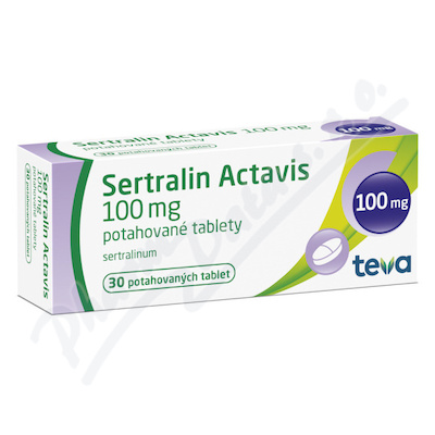 Sertralin Actavis 100mg tbl.flm.30