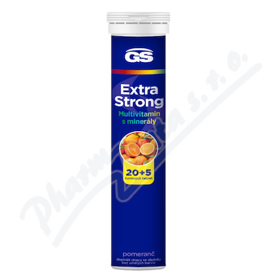 GS Extra Strong Multivit.+min.pomer.eff.tbl.20+5