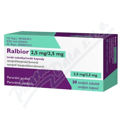 Ralbior 2.5mg/2.5mg cps.dur.30