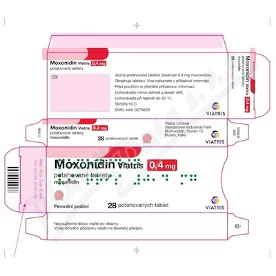 Moxonidin Viatris 0.4mg tbl.flm.28