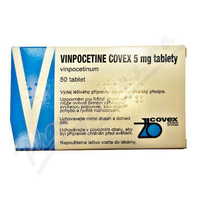 Vinpocetine Covex 5mg tbl.nob.50