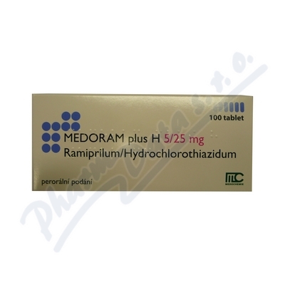 Medoram Plus H 5/25mg por.tbl.nob.100