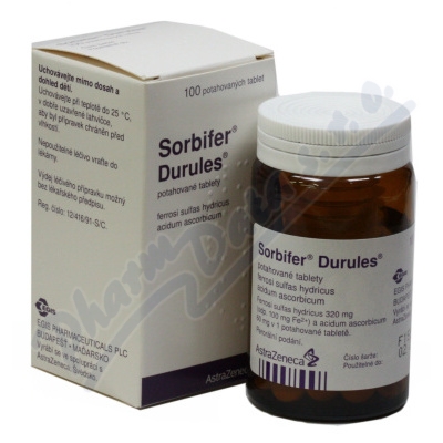 Sorbifer Durules por.tbl.flm.100x320mg/60mg