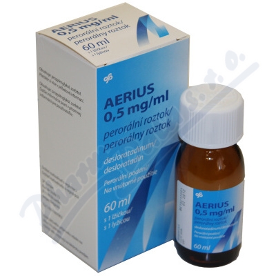 Aerius 0.5 mg/ml por.sol.1x60ml+lžička