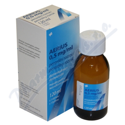 Aerius 0.5 mg/ml por.sol.1x120ml+lžička