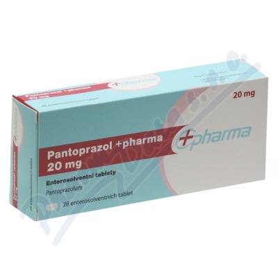 Pantoprazol +pharma 20mg por.tbl.ent.28