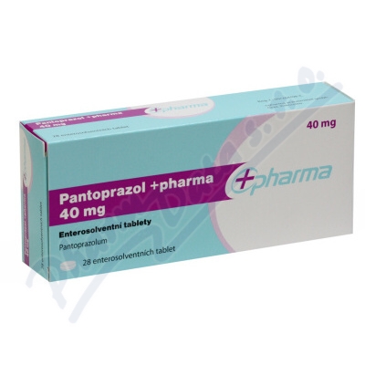 Pantoprazol +pharma 40mg por.tbl.ent.28
