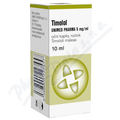 Timolol Unimed Pharma 5mg/ml oph.gtt.sol.1x10ml