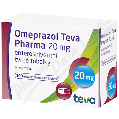 Omeprazol Teva Pharma 20mg por.cps.etd.100x20mg