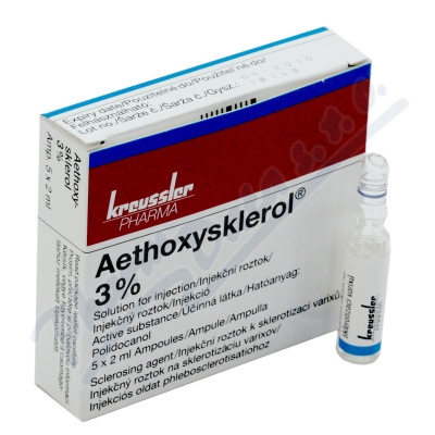Aethoxysklerol 3% inj.5x2ml