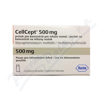 Cellcept 500mg inf.plv.sol.4x500mg