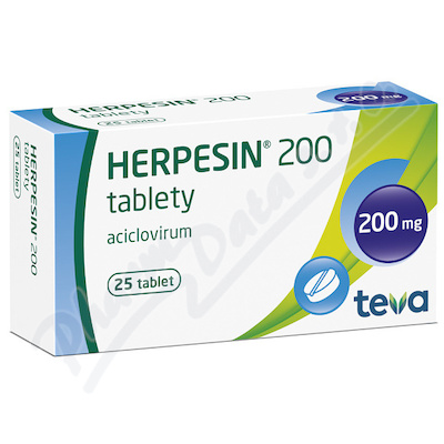 Herpesin 200 por.tbl.nob.25x200mg