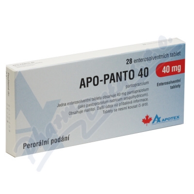 Apo-Panto 40mg tbl.ent.28