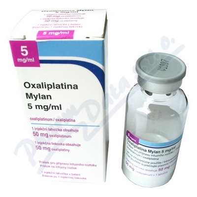 Oxaliplatina Mylan 5mg/ml Inf.plv.sol.1x50mg/10ml