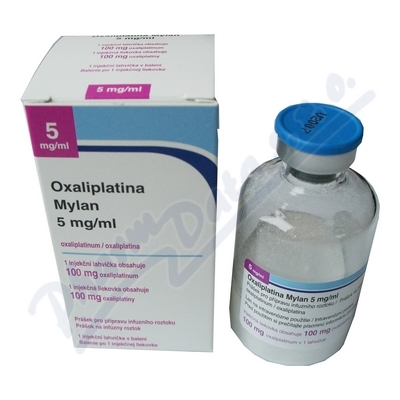 Oxaliplatina Mylan 5mg/ml Inf.plv.sol.1x100mg/20ml