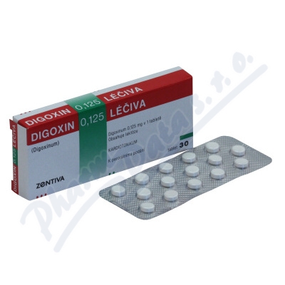 Digoxin 0.125 Léčiva tbl.30x0.125mg