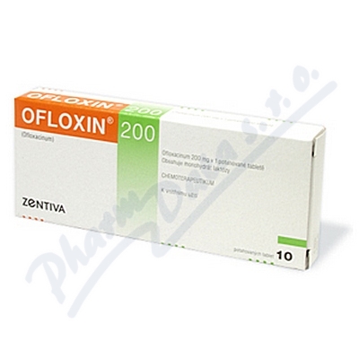 Ofloxin 200 por.tbl.flm.10x200mg
