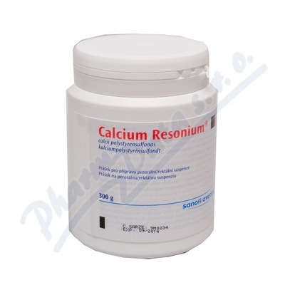 Calcium Resonium por.+rct.plv.sus.300g