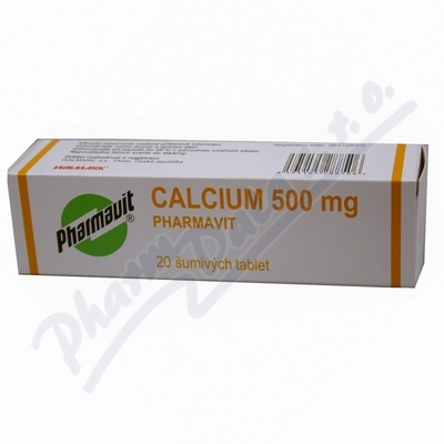 Calcium Pharmavit 500mg tbl.eff.20