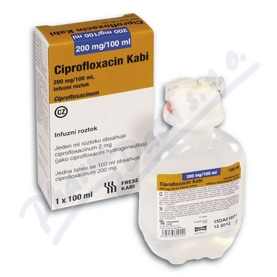 Ciprofloxacin Kabi 200mg/100ml inf.sol.10x200mg