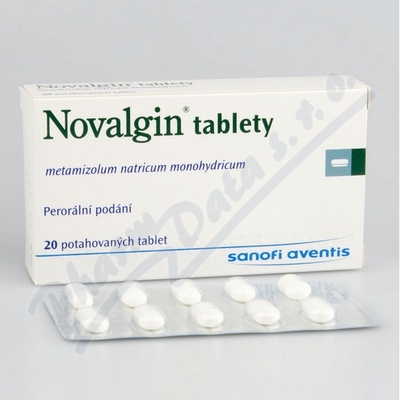 Novalgin Tablety por.tbl.flm.20x500mg
