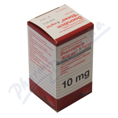Doxorubicin Ebewe 2mg/ml inf.cnc.sol.1x5ml/10mg