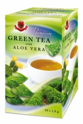 HERBEX PREMIUM Zelený čaj s aloe vera 20x1.5g