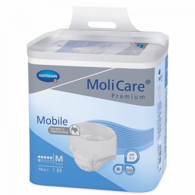 Inkontinenční kalhotky MOLICARE Mobile 6 kapek M (14ks/balení)