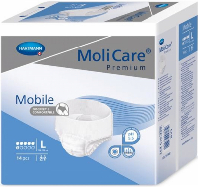 Inkontinenční kalhotky MOLICARE Mobile 6 kapek L (14ks/balení)