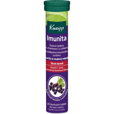 KNEIPP Imunita+vit.C+Zn bezinka/ostruž.šum.tbl.20