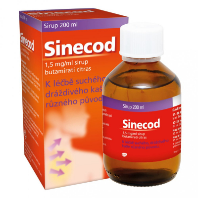 Sinecod 0.15% sir. 200ml CZ