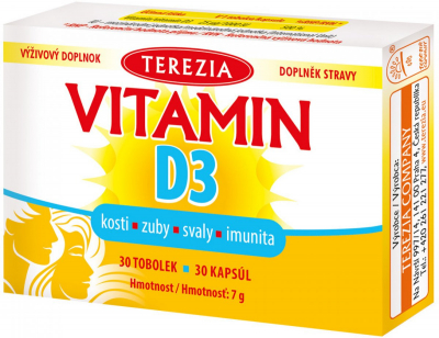 TEREZIA Vitamín D3 1000 IU tob.30