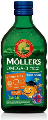Mollers Omega 3 Ovocná příchuť 250ml