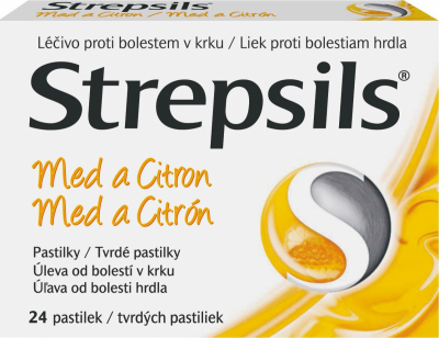 Strepsils Med a Citron 0.6mg/1.2mg pas.24