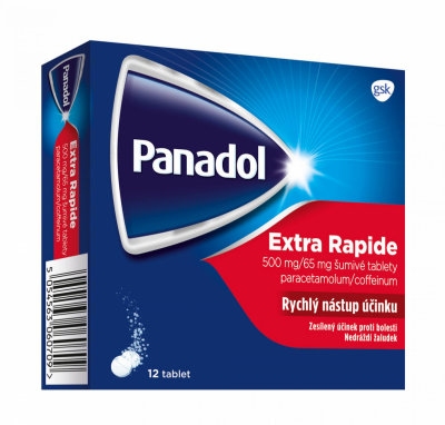 Panadol Extra Rapide 500mg/65mg tbl.eff.12 I