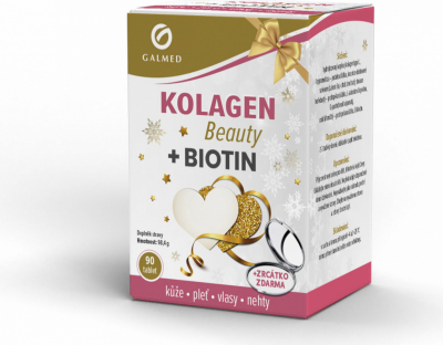 Kolagen Beauty+Biotin tbl.90+zrcátko Galmed