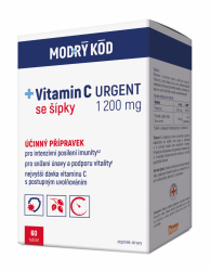 Vitamin C URGENT 1200 mg MODRÝ KÓD