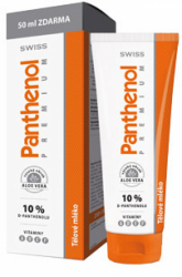 Panthenol 10% Swiss PREMIUM těl.mléko 200+50ml Zdarma