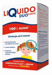LiQuido DUO Forte šampon na vši 200ml + sérum 