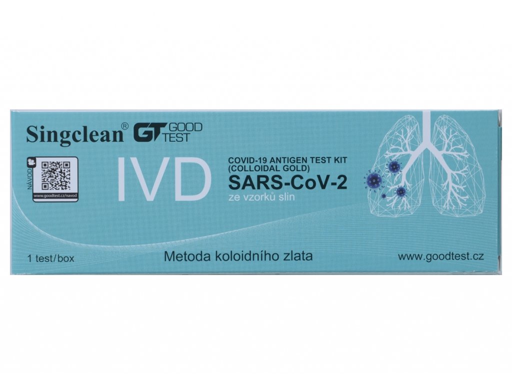 Singclean IVD Covid-19 antigen test slinový - 1ks
