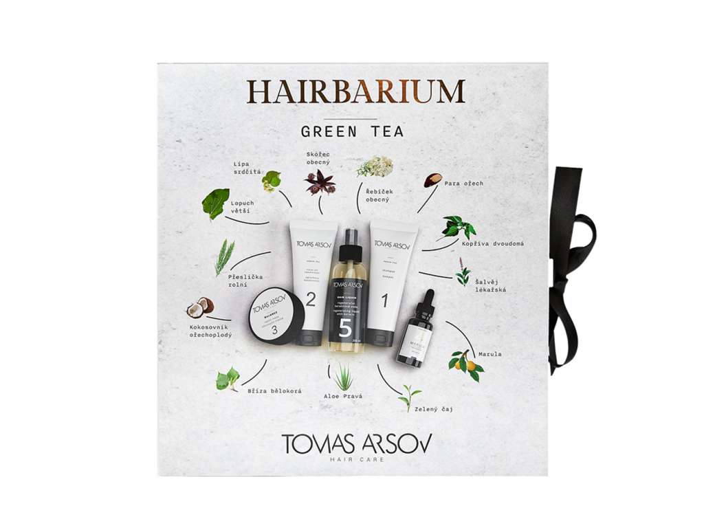 Tomas Arsov Hairbarium Green Tea Dárkové balení