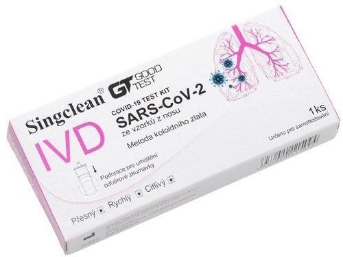 Singclean IVD Covid-19 antigen test výtěrový - 1ks