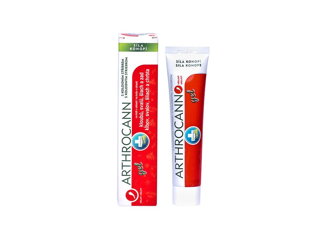 Arthrocann CBD gel + Arthrocann hřejivý CBD gel 2x75 ml