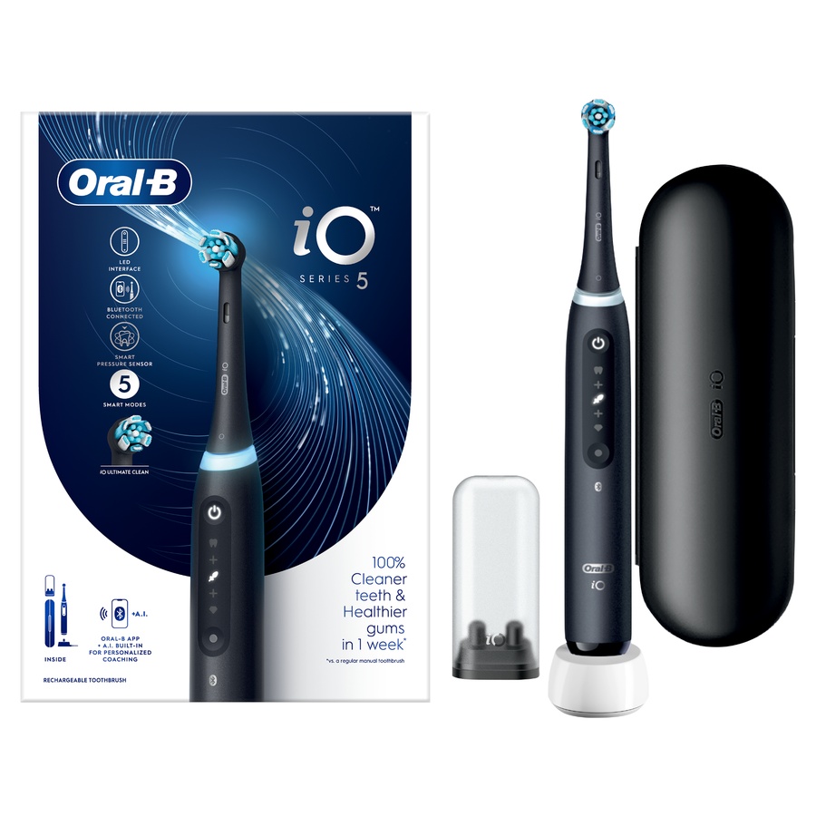 Oral-B iO Series 5 Matt Black elektrický zubní kartáček