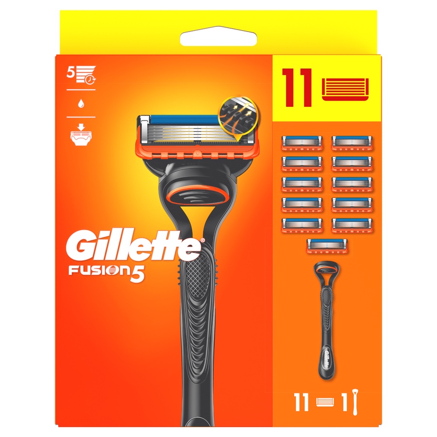 Gillette Fusion5 holicí strojek+11 náhradních hlavic