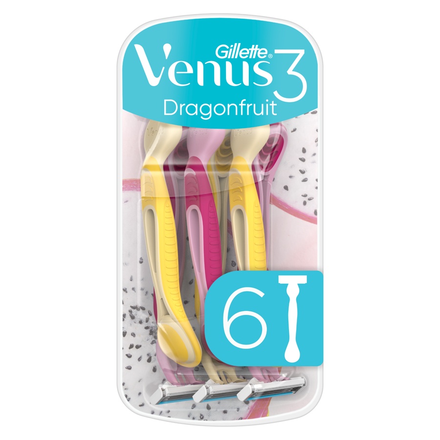 Gillette Venus3 Dragonfruit jednorázová holítka 6ks