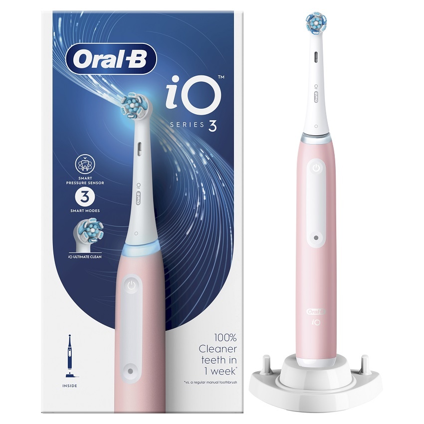 Oral-B iO Series 3 Pink elektrický kartáček