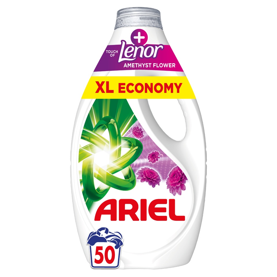 Ariel + Lenor Amethys flower gel na praní 2250ml