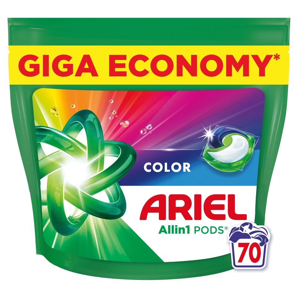 Ariel Color Allin1 gelové kapsle na praní 70ks