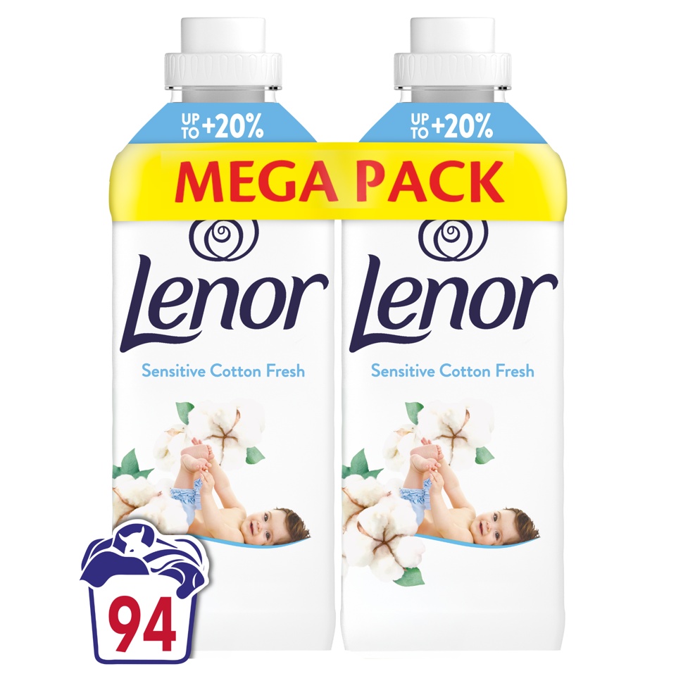 Lenor Sensitive Cotton Fresh aviváž 2x987ml